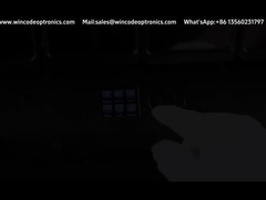 12pcs 60W LED সুইংিং বিম ম্যাট্রিক্স ওয়াশ মুভিং হেড বার লাইট ট্যুরের জন্য শো মিউজিক ফেস্টিভাল লিগ