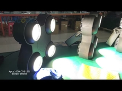 4 চোখ COB LED Blinder Strobe ফ্ল্যাশ লাইট