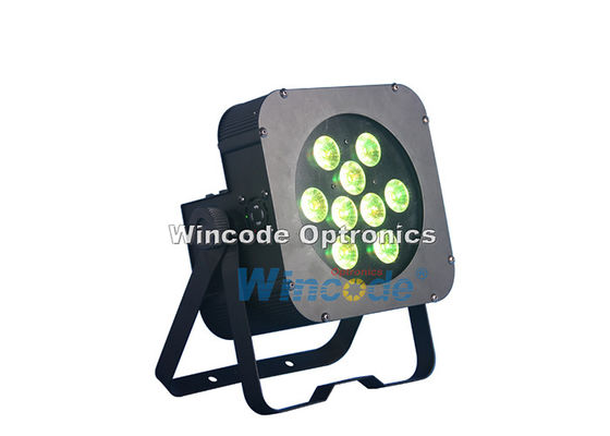 ভালো দাম চার ইন ওয়ান ব্যাটারি চালিত স্টেজ লাইট 9 × 10W সঙ্গে 25 লেন্স কোণ / 42mm লেন্স আকার অনলাইন