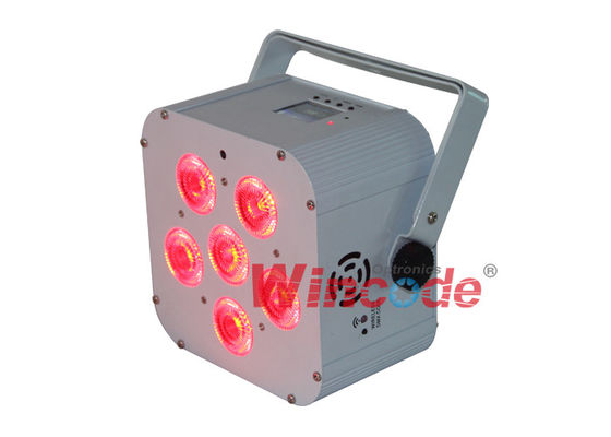 ভালো দাম WiFREE Par 6 ব্যাটারি চালিত মঞ্চ আলো 6 × 18W RGBWA + UV রঙিন এলসিডি ডিসপ্লে সহ অনলাইন