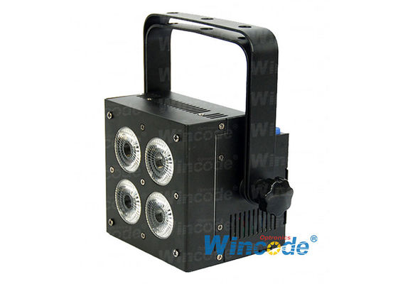 ভালো দাম 4×18W RGBWA+UV 6 ইন 1 LED Par Light, LED Flat Par Light, LED Uplight For Wedding Dj Events অনলাইন