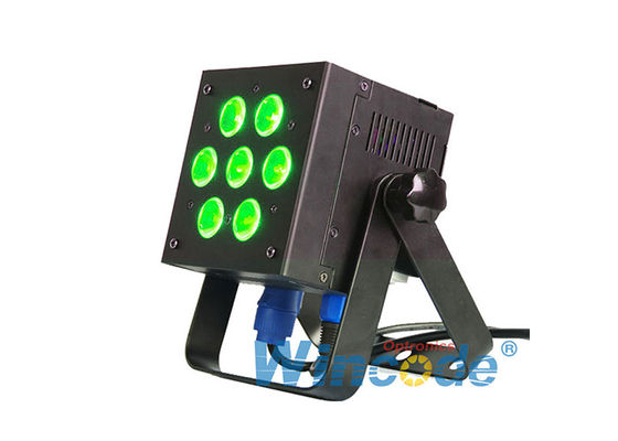 ভালো দাম 7×15W RGBWA 5 ইন 1 LED Par Light, LED Truss Uplight, LED Slim Par Light For Wedding Dj Events অনলাইন
