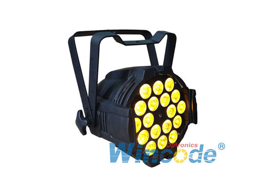 ভালো দাম 18×15W RGBWA 5 ইন 1 এলইডি পার লাইট 16 বিট পিডব্লিউএম ডিমিং 25° 45° 60° অপশনাল লেন্স অনলাইন