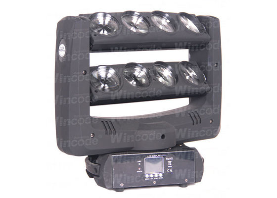 ভালো দাম LED স্পাইডার বিম মুভিং হেড লাইট 8pcs 12W 4 ইন ওয়ান কালার ফর স্টেজ শো অনলাইন