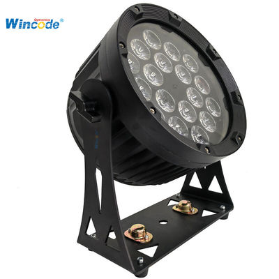 ভালো দাম আইপি 65 ওয়াটারপ্রুফ এলইডি পার আপ লাইট 180W আরজিবিডাব্লুএ + ইউভি 6-ইন -1 ডিএমএক্স -51২ / আরডিএম 16 বিট পিডব্লিউএম 1000Hz অনলাইন