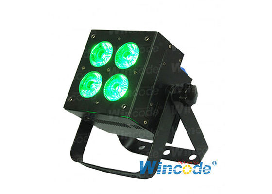 ভালো দাম 4×18W RGBWA+UV 6 ইন 1 LED Par Light, LED Flat Par Light, LED Uplight For Wedding Dj Events অনলাইন