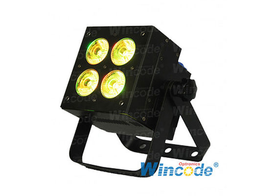 ভালো দাম 4×10W RGBL 4 ইন 1 LED Par Light, LED Flat Par Light, LED Uplight For Wedding Dj Events বিয়ের ডিজে ইভেন্টগুলির জন্য অনলাইন