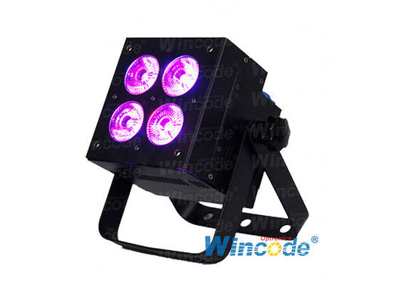 ভালো দাম 4×18W RGBLWA+UV 7 ইন 1 LED Par Light, LED Flat Par Light, LED Uplight For Wedding Dj Events অনলাইন