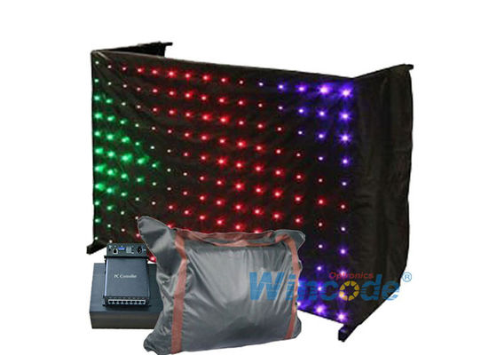 ভালো দাম SMD RGB P20 নমনীয় LED পর্দা চিত্র প্রভাব DMX512 আকার স্টার পর্দা অনলাইন