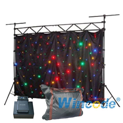 ভালো দাম DIY নমনীয় LED পর্দা ডিমিং প্রভাব 6 চ্যানেল সাউন্ড সক্রিয় 2m X 3m অনলাইন