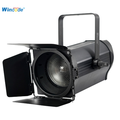 150W একক রঙের ফ্রেনেল স্পটলাইট অটো জুম সিওবি এলইডি ফ্যান ছাড়াই কোনও শব্দ নেই