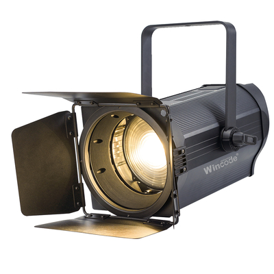 ভালো দাম 300W LED ফ্রেসনেল স্পটলাইট 3200K-5600K CRI95 DMX512 কন্ট্রোল অনলাইন